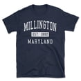 thumbnail image 1 of Millington Maryland Classic Established Men's Cotton T-Shirt, 1 of 1
