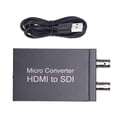 thumbnail image 2 of 1080P a SDI Converter Audio Embedder Admite 2.970 / s Piezas de detección de automático para tabletas de videocámara de cámara Gris Yotijar Convertidor HDMI a SDI, 2 of 10