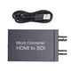 thumbnail image 2 of 1080P HDMI a SDI Converter Audio Embedder Admite 2.970 Gbit / s Piezas de detección de formato automático para tabletas de videocámara de cámara Gris Macarena Convertidor de HDMI a SDI, 2 of 8