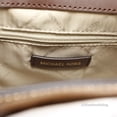 thumbnail image 5 of Michael Kors Manhattan Medium Mocha Leather Top Handle Satchel Bag, 5 of 5