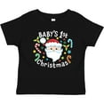 thumbnail image 3 of Inktastic Baby's 1st Christmas Santa with Candy Canes Boys or Girls Baby T-Shirt, 3 of 5