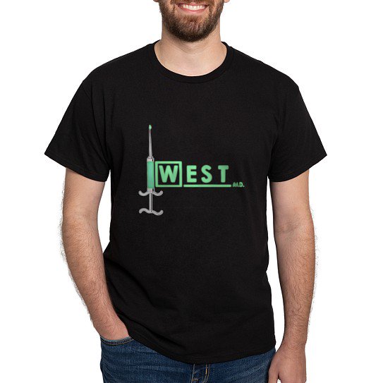 CafePress - House Meets West Dark T Shirt - Men's Classic Cotton T-Shirts
