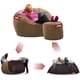 thumbnail image 2 of Puff Cama Matrimonial 2 en 1 con Taburete Baggy Khaki 140 x 180 cm, 2 of 3