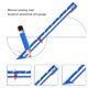 thumbnail image 4 of Naiovety Regla de costura, reglas de tela profesionales, accesorio Simple, herramienta de medición de tela, herramienta de regla con escalas De coser Naiovety HA059803-00B, 4 of 6