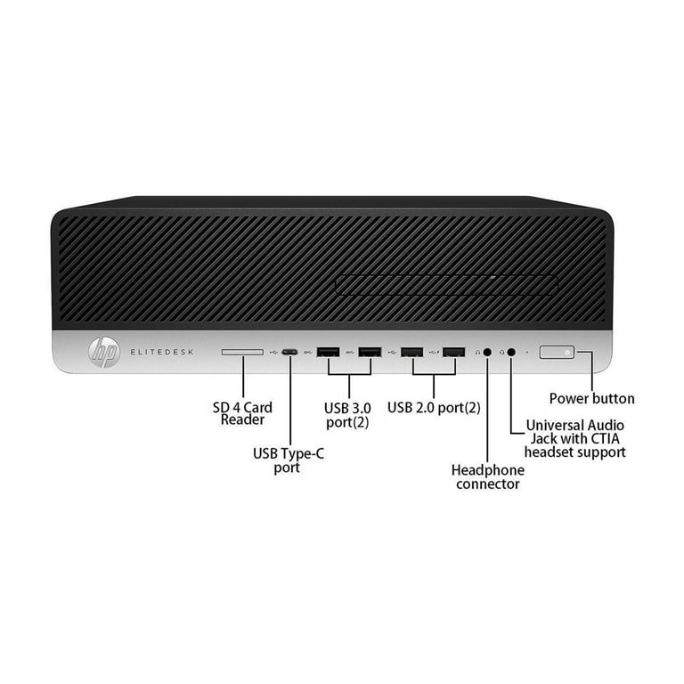 HP EliteDesk 800 G4 SFF Desktop - 8th Gen Intel Hexa-Core(6 Cores) i5-8500 up to 4.10 GHz 8 GB DDR4 512 GB SSD DVD-R WiFi/BT Windows 10 Pro HP EliteDesk 800 G4 SFF Desktop - 8th Gen Intel Hexa-Core(6 Cores) i5-8500 up to 4.10 GHz 8 GB DDR4 512 GB SSD DVD-R WiFi/BT Windows 10 Pro