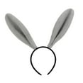 thumbnail image 4 of Diadema con orejas de conejo Salvador Sombreros Gris para disfraz de Cosplay para mujeres y niñas, 4 of 9