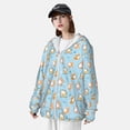 thumbnail image 3 of KLL Corgi Dog 1 Imprimé Sweat à Capuche Extérieur Protection Solaire UPF 50+ pour Hommes et Femmes Manches Longues Pêche Randonnée Performance - Grand, 3 of 7