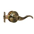 thumbnail image 2 of Constructor PRELUDE Privacy Door Lever Handle Lock Set for Bedroom and Bathroom Antique Copper Finish, 2 of 2