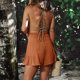 thumbnail image 4 of Pantalones cortos de playa para mujer Cintura elástica Pantalones cortos ligeros de moda Dobladillo con volantes para el verano FLhrweasw Para estrenar, 4 of 7