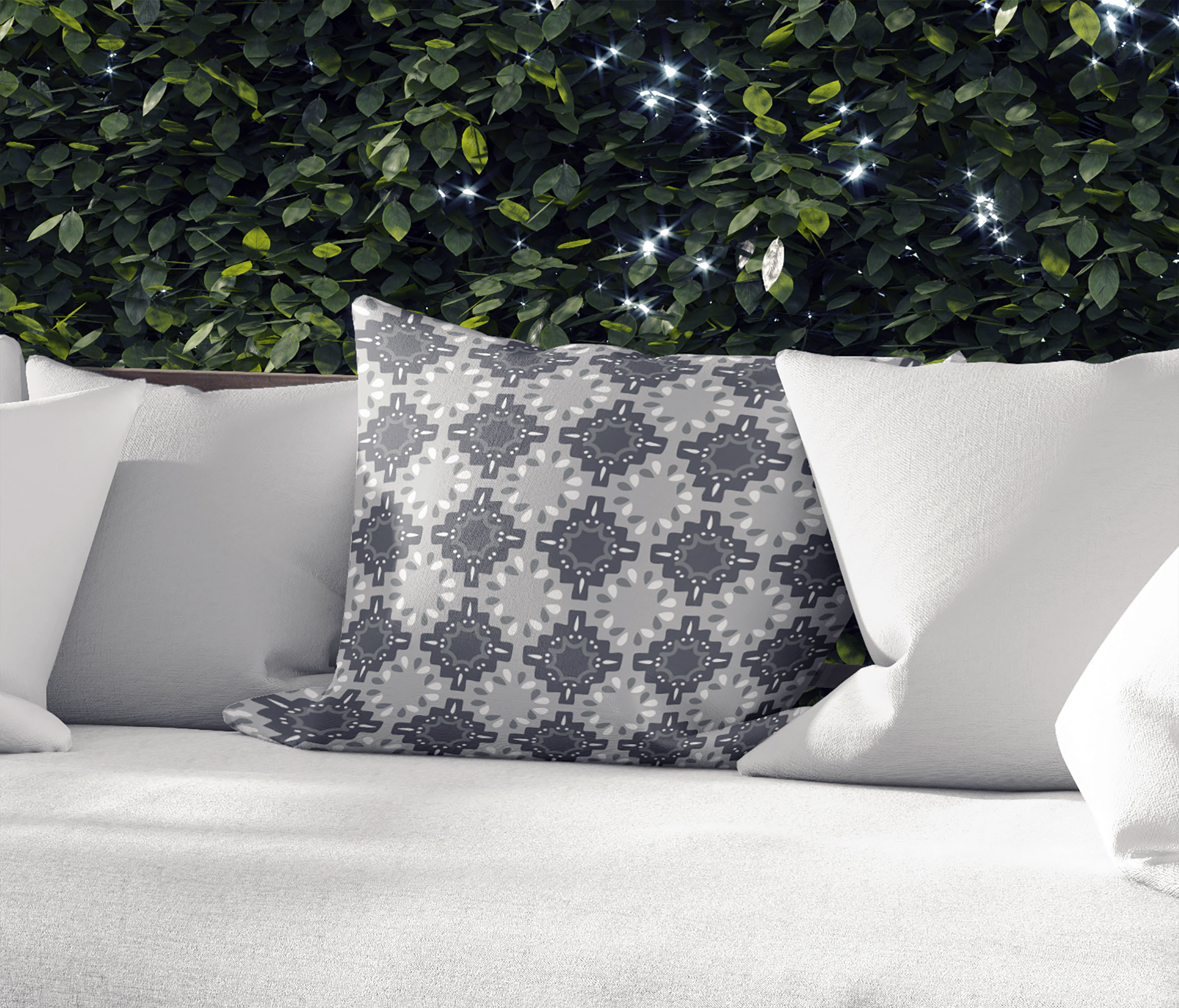 Estrella Stone Outdoor Pillow by Kavka Designs - image 5 of 5