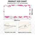 thumbnail image 3 of GZHJMY Valentine's Day Heart License Plate Frames, License Plate Covers, 2 Packs Universal Aluminum Tag Frame with 2 Holes & Screw Caps for Front and Rear Car Tags, Elliptical Hole Decorative, 3 of 7