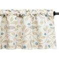 thumbnail image 2 of Valances for Windows, Leaves and Birds Printed Pattern Window Curtains for Kitchen, Top Rod Pocket Vintage Valance for Farmhouse Small Window, 52x18, 2 of 6