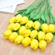 thumbnail image 5 of 20 piezas de tulipanes artificiales de PU, arreglos de ramo de flores falsas de un solo tallo para decoración de bodas y fiestas en casa Sailing  Electrónica, 5 of 6