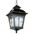 thumbnail image 2 of Trans Globe Lighting TG5421 AR Traditional Three Hanging Lantern Outdoor-Post-Lights, 21-1/4-Inch, Antique Rust, 2 of 3