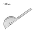 thumbnail image 3 of ziyahi 180° Protractor Woodworking Worker Stainless Steel Adjustable Rotary Protractor Angle Finger with Measuring Tools Measurement Gauge Measure Tool Device 100mm, 3 of 9