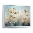 thumbnail image 2 of Designart "Breeze Among Beige Wildflowers III" Wildflowers Floater Framed Canvas Prints, 2 of 5