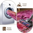 thumbnail image 7 of Area Rug for Living Room, Colorful Cherry Blossom Non-Slip Indoor Large Carpet for Bedroom/Dining Room, Spring Flowers Vintage Art Washable Low-Profile Rectangle Floor Runner Rugs - 5 x 7 Ft, 7 of 7