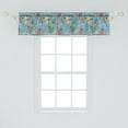 thumbnail image 2 of Ambesonne Space Window Valance, Astronauts with Rockets, 54" X 12", Multicolor, 2 of 3