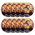 thumbnail image 2 of 10 Pcs Halloween Disposable Tableware, Paper Plates and Napkins Happy Halloween Tableware Scary Moon Night Halloween Birthday Baby Shower Party Decorations, Serve 10, 2 of 6