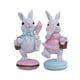 thumbnail image 2 of 2 figuras de conejo de Pascua, bonitas estatuas de conejo, decoración de Pascua, esculturas de animales para estantes, dormitorios y festivales., 2 of 8