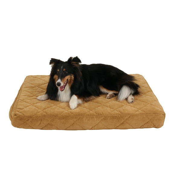 Carolina Pet Quilted Orthopedic Jamison Pet Bed - Saddle, Small (012310)