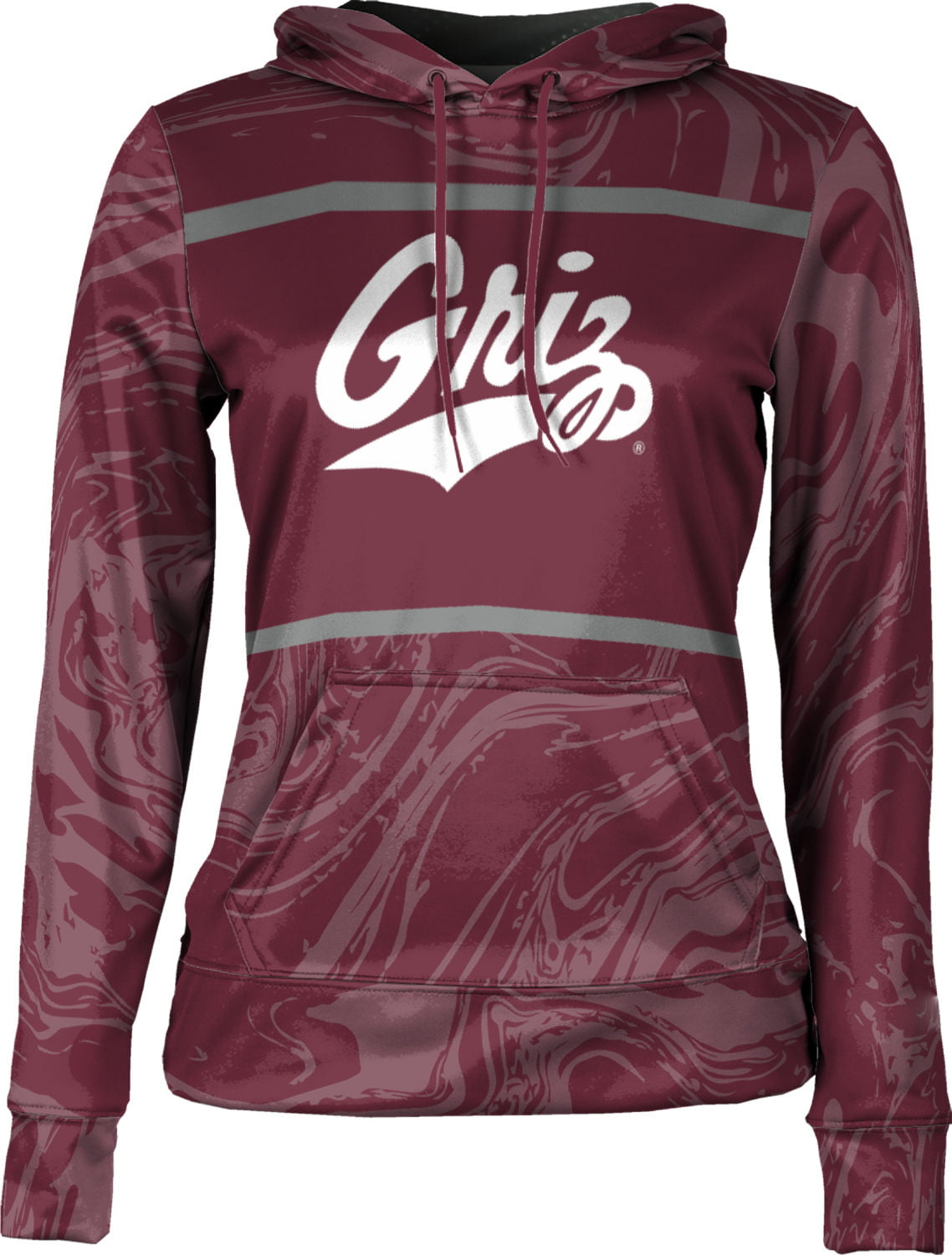 ProSphere University of Montana Girls Zipper Hoodie Ripple School Spirit Sweatshirt 