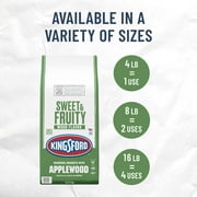 Kingsford Charcoal Briquettes with Applewood, BBQ Charcoal for Grilling, 16 Pounds