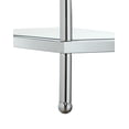 thumbnail image 4 of Pemberly Row Two-Tier Round Contemporary Metal End Table in Chrome, 4 of 5