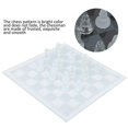 thumbnail image 2 of International chess set in matt polished crystal glass 25 x 25 cm, 1 checkerboard and 32 pieces, 2 of 4