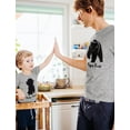 thumbnail image 4 of Baby & Papa Bear Men's T-shirt & Baby Bodysuit Outfit Father & Son Matching Set Dad Gray 5XL / Baby Gray NB (0-3M), 4 of 7