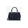 thumbnail image 6 of Michael Kors Women's Marilyn Small Floral Embellished Satchel 35S6S6AM5L-Navy, 6 of 6