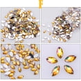 thumbnail image 2 of Xihbxyly 500 Piezas de Diamantes de Imitación con Purpurina y Forma de Ojo de Caballo para Decoración de Uñas, Pegamento Acrílico, 2 of 3