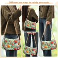 thumbnail image 4 of FORMRS Womens Shoulder Bag with Chain Strap Clutch Purse Cute Tote Handbag, Green Floral Tomatoes, 4 of 7