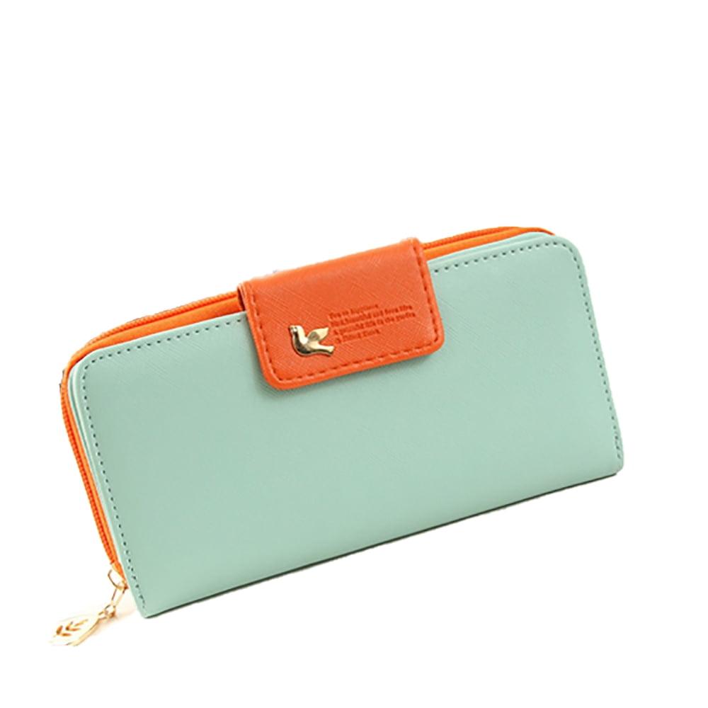 mint green wallet