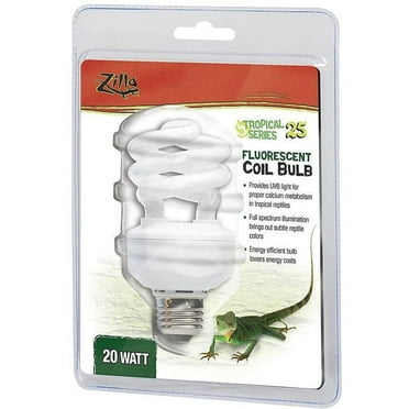 Zilla Tropical UV Coil Lamp [Reptile, Lighting Fluorescent] 20 Watts