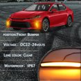 thumbnail image 5 of LED Front Fog Daytime Running Lights Turn Signal L for Toyota for Camry LE XLE 2025, 5 of 5