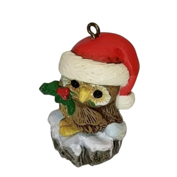 1980 Christmas Owl (Bird) Hallmark Keepsake Christmas Tree Ornaments QX1314