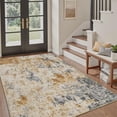 thumbnail image 3 of Abstract Area Rug x Modern Rugs for Living Room Neutral Machine Washable Rug Non Slip Carpet for Bedroom Office Living Room Dining Room Nursery Rug Grey &, 3 of 6