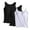 A-White, variant on Wyobmus 3 Pack Women's Tank Tops 2 Piece Sleeveless Chest Pad Top Basic Layering Tanks Undershirt With Spaghetti Strap Camisole A-Dark Gray