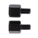 thumbnail image 3 of de 2 tornillos adaptadores de espejo de espejo de motocicleta de 8 mm rosca tornillos adaptadores de rosca derecha Yotijar Perno adaptador del espejo retrovisor, 3 of 7