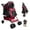 Maroon, variant on 4 Wheel Travel Pet Stroller