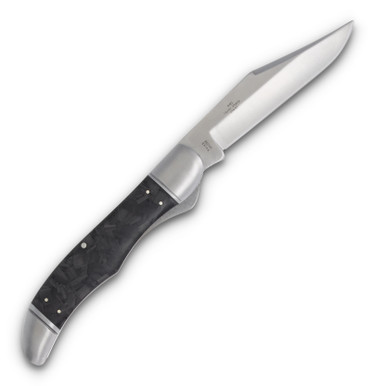 Rough Ryder Knives Rough Ryder Locking Folding Hunter Black Shredded Carbon Fiber RR1999