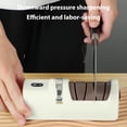 thumbnail image 3 of Riousery Electric Knife Sharpener Portable USB Rechargeable Coarse Fine Grinding Beige, 7.1 in / 18 cm, 3 of 9