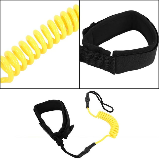 TOPINCN Woyisisi Stand Up Paddle Board Ventées Pied de Ressort Corde Leash Surf pour Planche de Surf