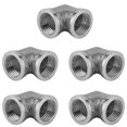 thumbnail image 2 of Adaptador de conexión de tubería, 5 piezas, conector de codo de acero inoxidable 304, adaptador de tubería, materiales ecológicos, 2 of 12