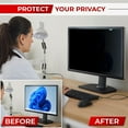 thumbnail image 3 of SightPro 24 Inch 16:9 Computer Privacy Screen Filter for Monitor - Privacy Shield and Anti-Glare Protector, 3 of 8