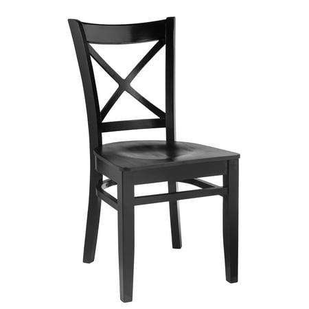 Beechwood Mountain Cross-back Cherry-finish Wood Dining Chairs (Set of 2)