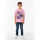 thumbnail image 3 of PLAYERA INFANTIL KPOP DEMON HUNTERS DISEÑO BLANCO COLOR ROSA TALLA 4, 3 of 4