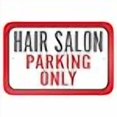 thumbnail image 3 of Hair Salon Parking Only 9" x 6" Metal Sign, 3 of 3