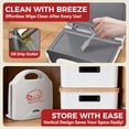 thumbnail image 5 of Ceramic Mini Panini Press, Breakfast Sandwich Maker Press, Sandwich Press, 2-Slice Grilled Cheese Maker, Sandwichera Electrica, Panini Maker, Sandwich Toaster, PFAS-Free Ceramic Coating, White, 5 of 5